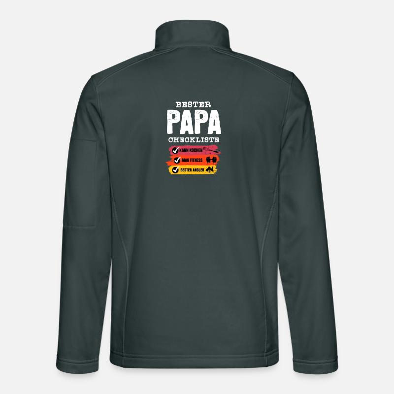 Bester Papa Checkliste  Unisex Softshelljacke