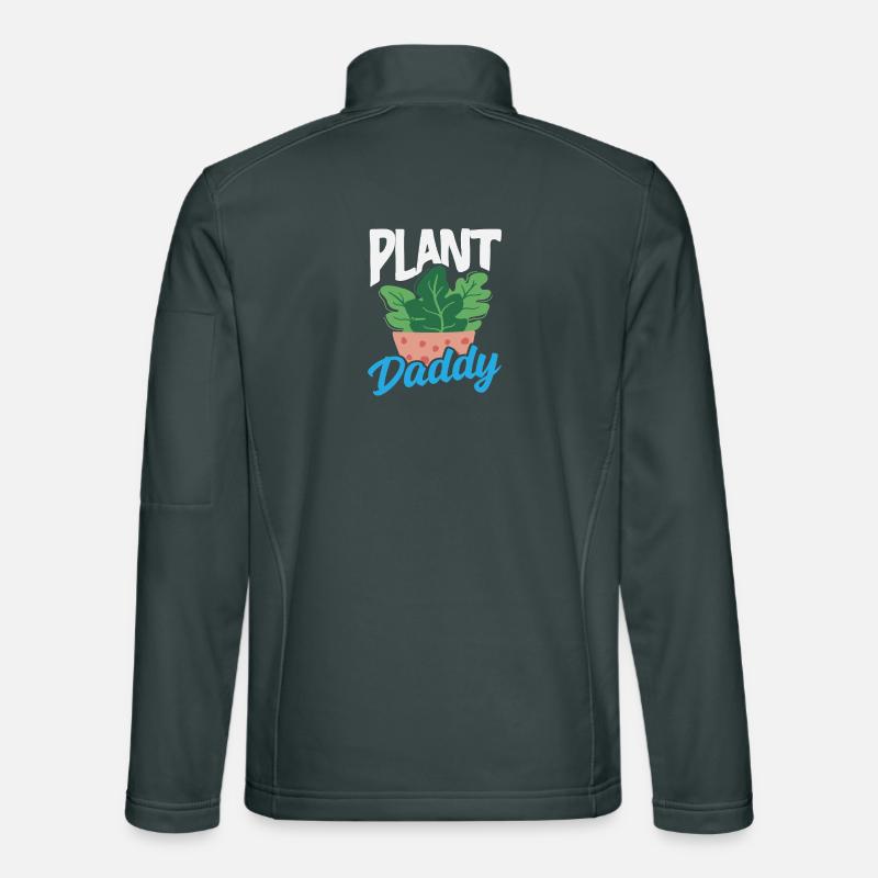 Plant Lover Daddy Plants Succulent Flower Unisex Softshell Jacket