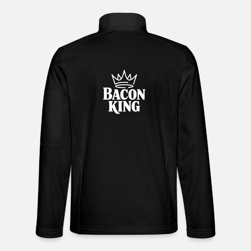 Bacon King - Unisex Softshelljacke - Schwarz