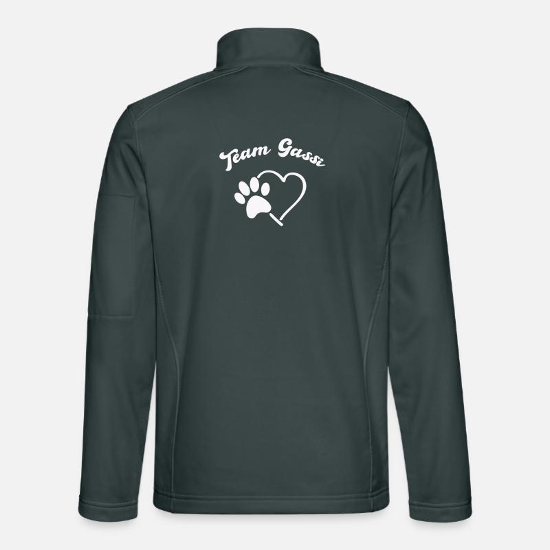 Team Gassi Herzpfote Logo Unisex Softshelljacke