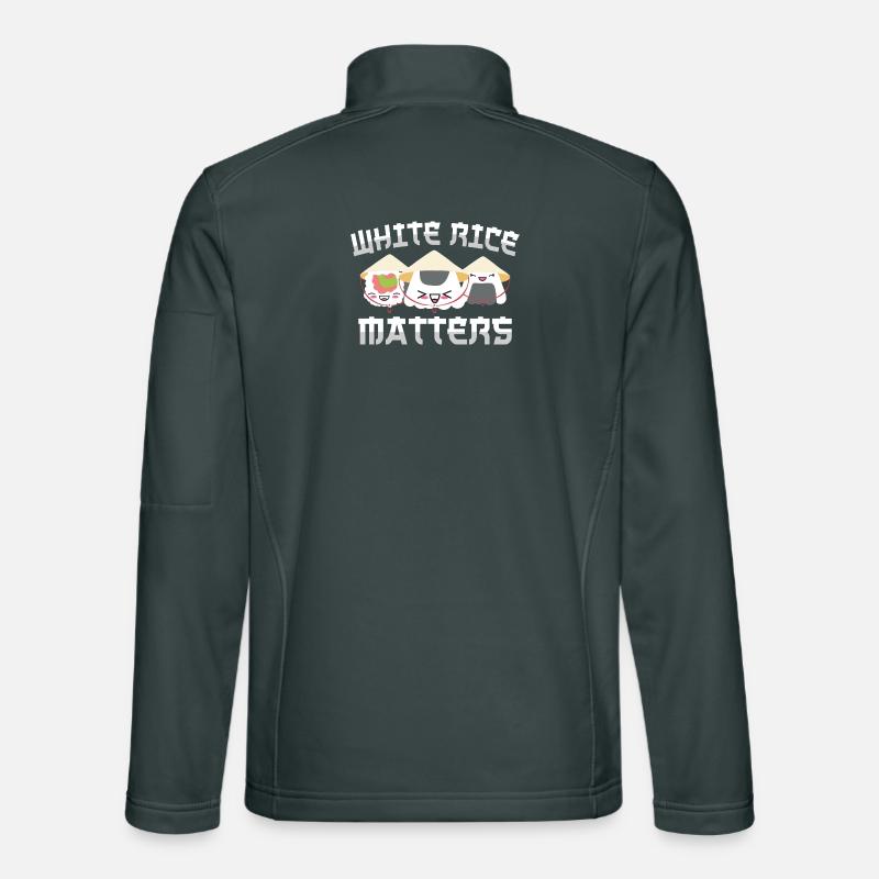 White Rice Matters Unisex Softshell Jacket