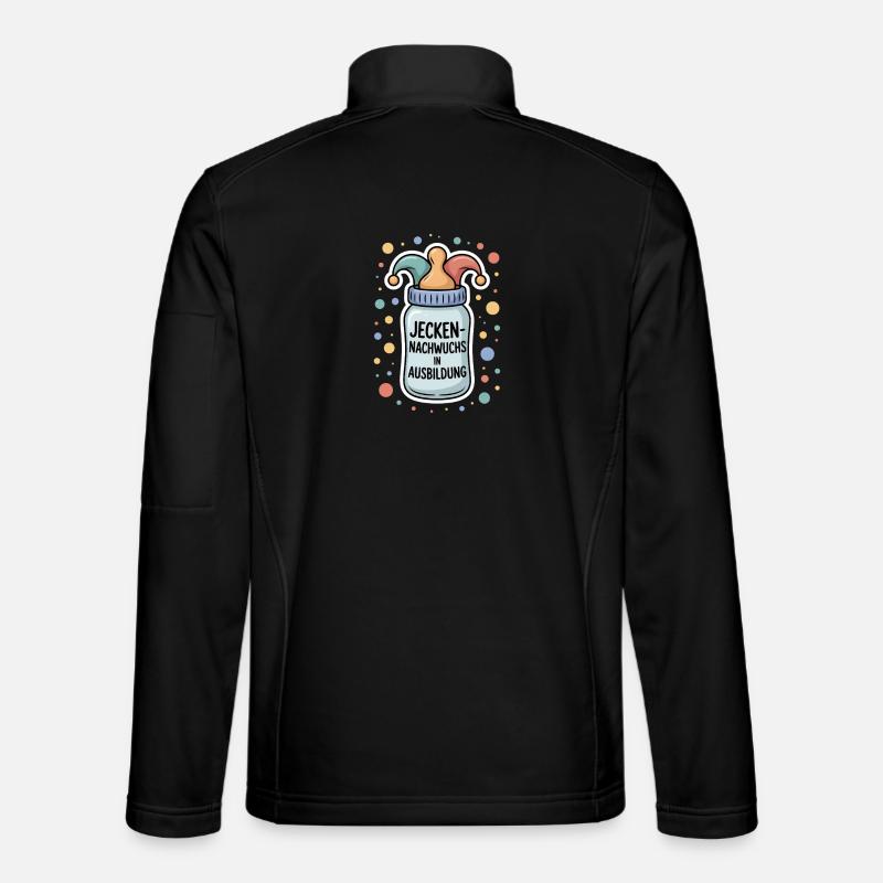 Jecken-Nachwuchs In Training Carnival Baby - Unisex Softshell Jacket - black