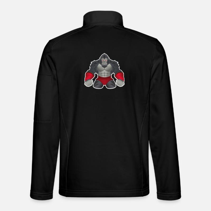 Gorilla BJJ - Unisex Softshell Jacket - black