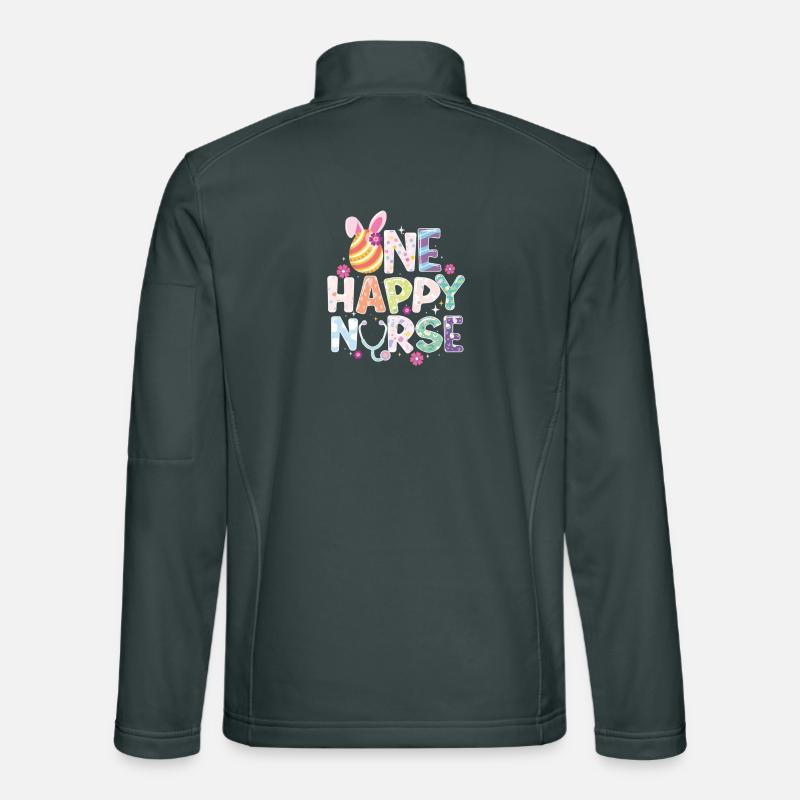 Ein fröhlicher Nurse Easter RN Spring Fun Bunny Unisex Softshelljacke