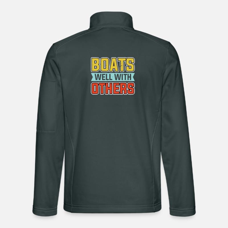 Les bateaux sont bons avec les autres Veste en tissu softshell Unisexe