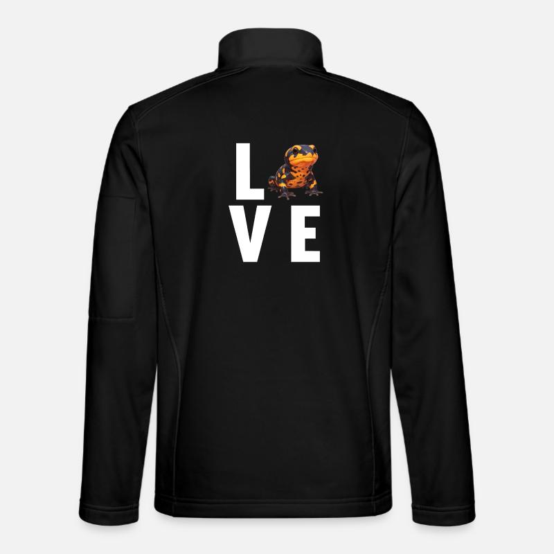 Salamandre de feu Salamandre - Veste en tissu softshell Unisexe - noir
