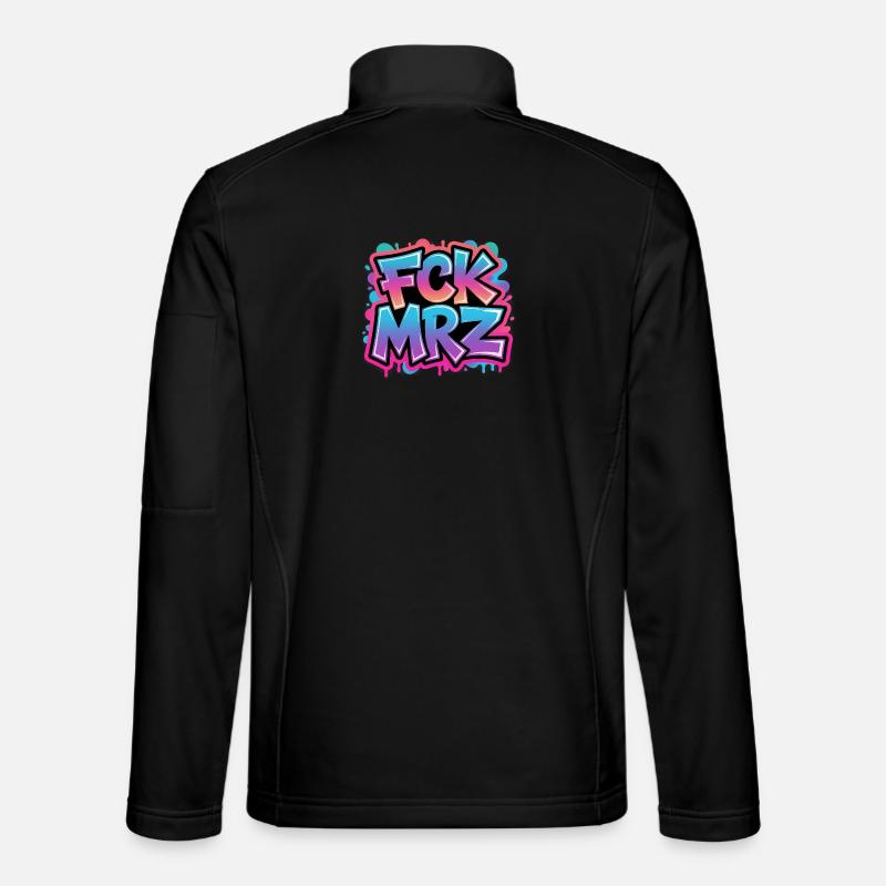 FCK MAR - Anti CDU Meme - Unisex Softshell Jacket - black