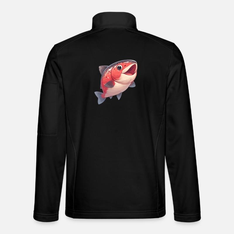 Salmon Salmon Unisex Softshell Jacket