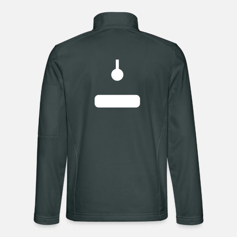 Arcade Joystick White Unisex Softshell Jacket