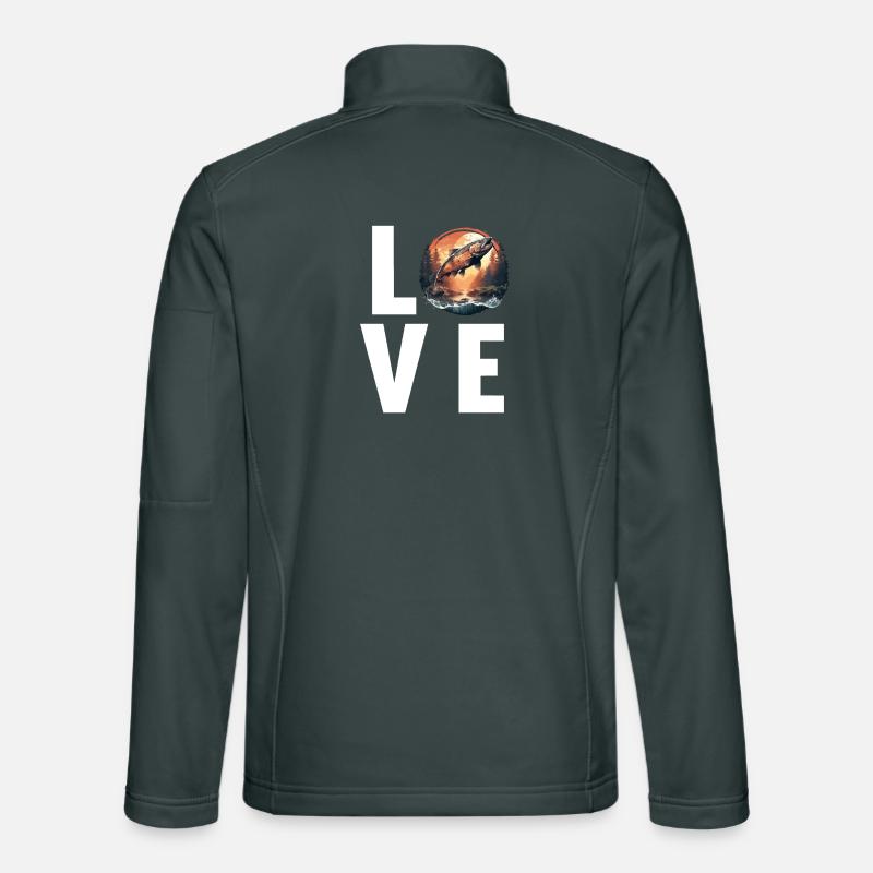 Salmon Salmon Unisex Softshell Jacket