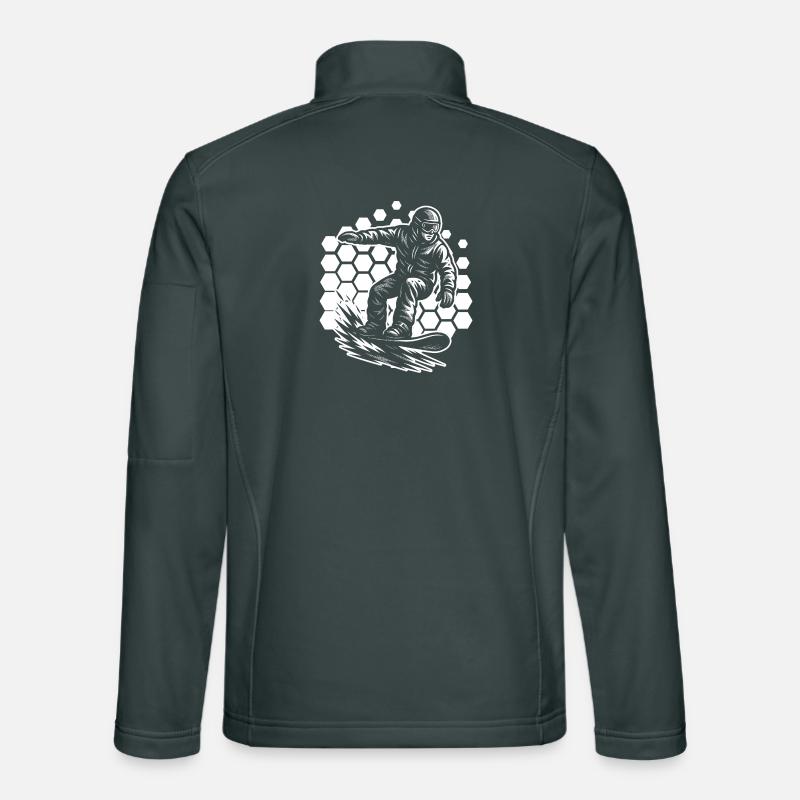 Une inspiration cool pour le snowboard Veste en tissu softshell Unisexe
