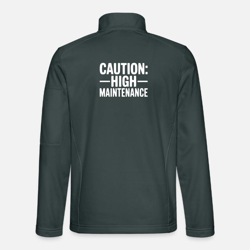 Caution: High Maintenance Unisex Softshell Jacket