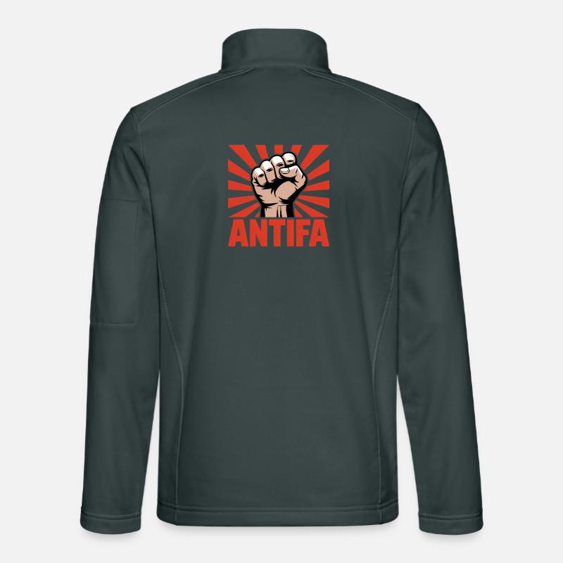 Antifa - Antifascist Merch Unisex Softshell Jacket
