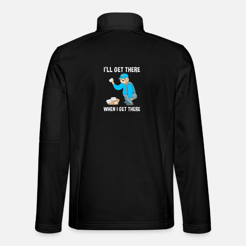 Postino Postale - Giacca softshell unisex - nero