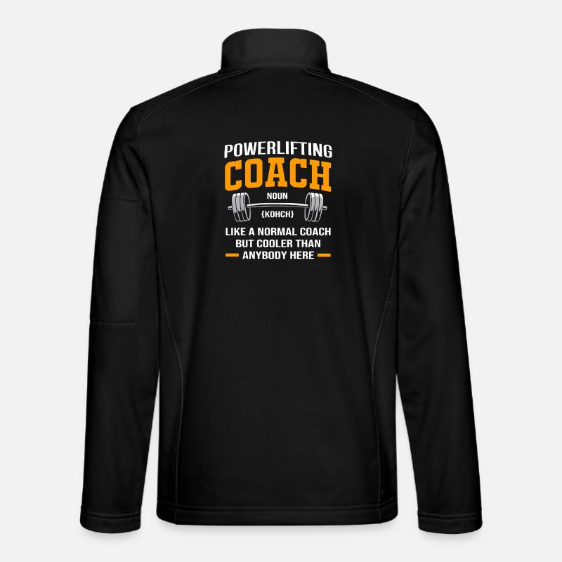 Deadlift - Unisex Softshell Jacket - black