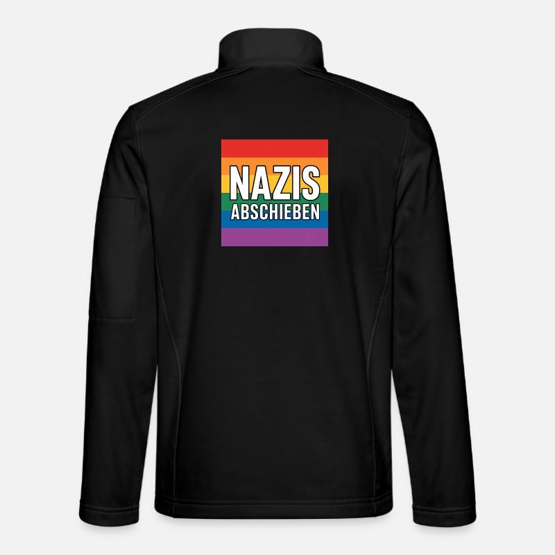Nazis Abschieben - Antifa Tee Unisex Softshelljacke