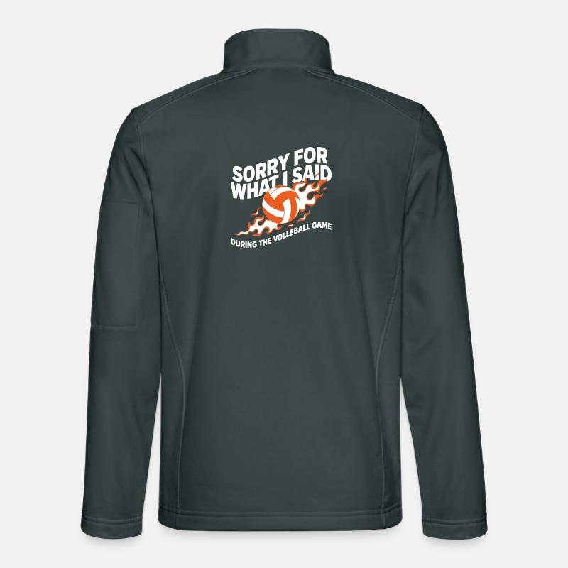Citation du volley-ball de plage Veste en tissu softshell Unisexe