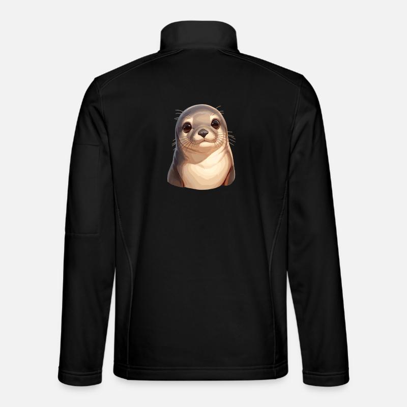 Sjölejon Sjölejon - Softshelljacka unisex - svart