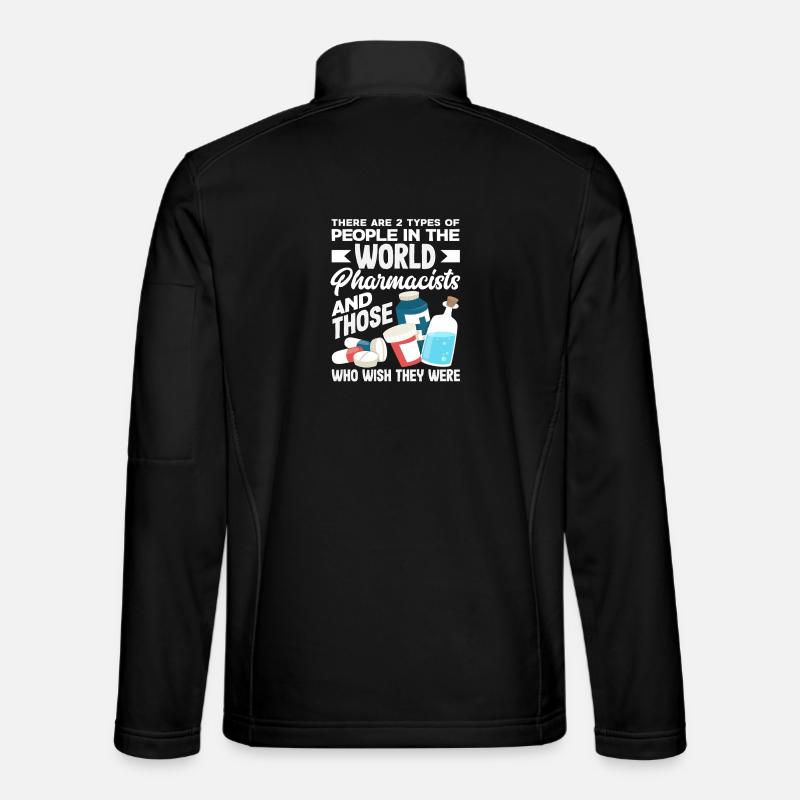 Proud Pharmacist Pharmacy Technician - Unisex Softshell Jacket - black
