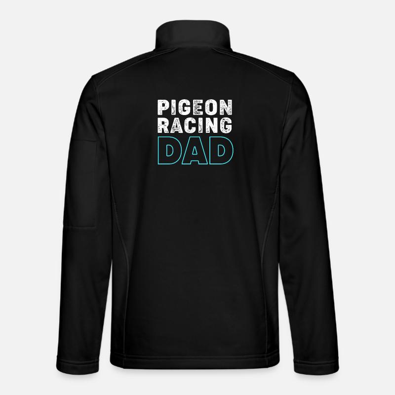 Pigeon Race Pigeon Pigeons - Unisex Softshell Jacket - black