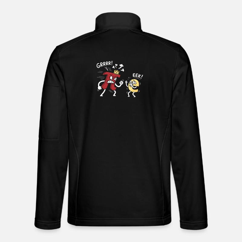 Mathematics Constants Pi Threatened e Comic Unisex Softshell Jacket