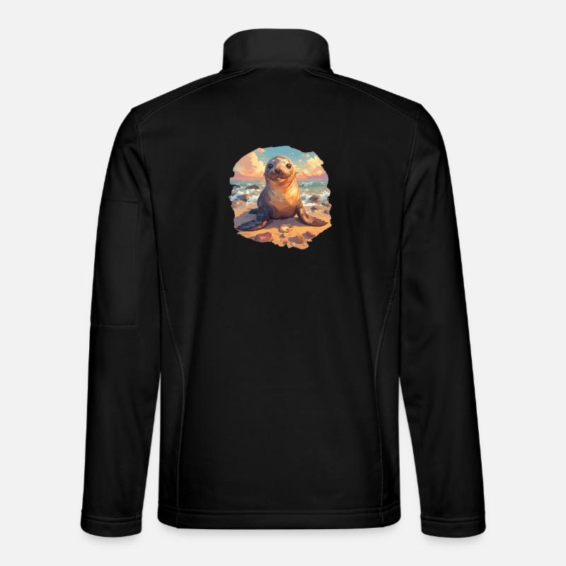 Seelöwen Seelöwe Unisex Softshelljacke