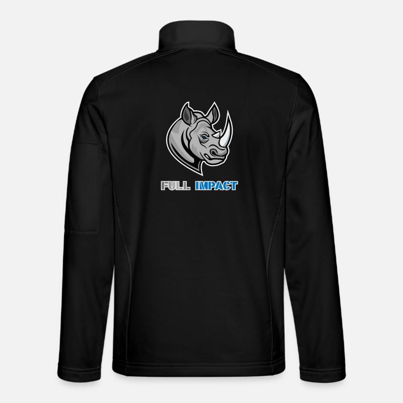 Nashorn-BJJ-Workout - Unisex Softshelljacke - Schwarz