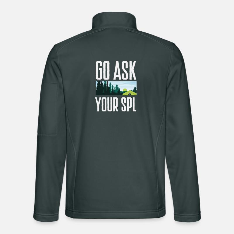 Ask your Spl Scout Scouting Camping Unisex Softshell Jacket