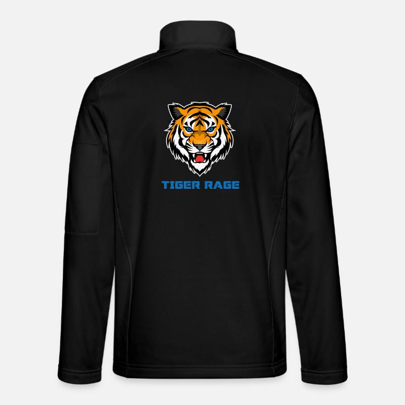 Tiger Gym Workout - Unisex Softshell Jacket - black
