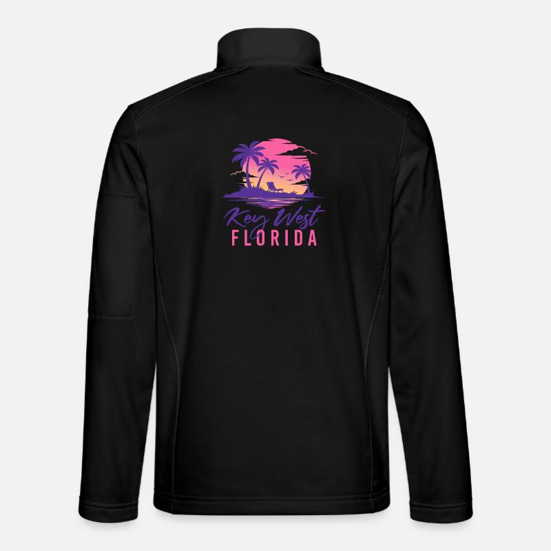 Key West Florida Spring Break Retro Cruise Outfit Unisex Softshell Jacket