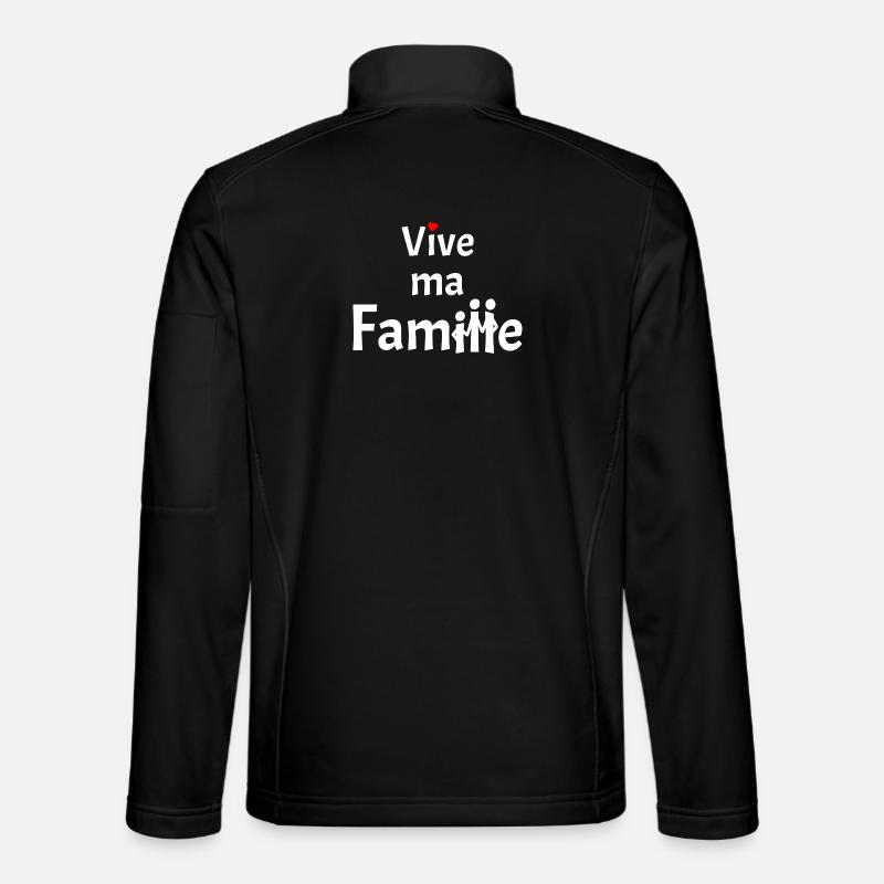 LANG LEBE MEINE FAMILIE! - Unisex Softshelljacke - Schwarz