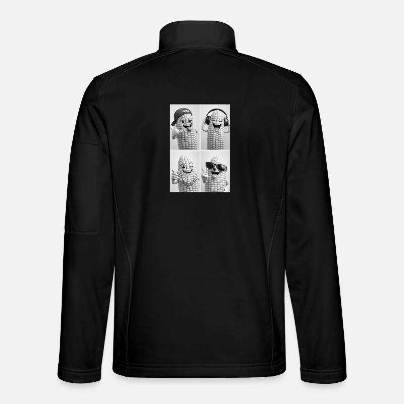 Corn - Unisex Softshell Jacket - black