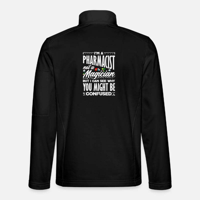 Apotheker Kein Zauberer Pharmazietechniker - Unisex Softshelljacke - Schwarz