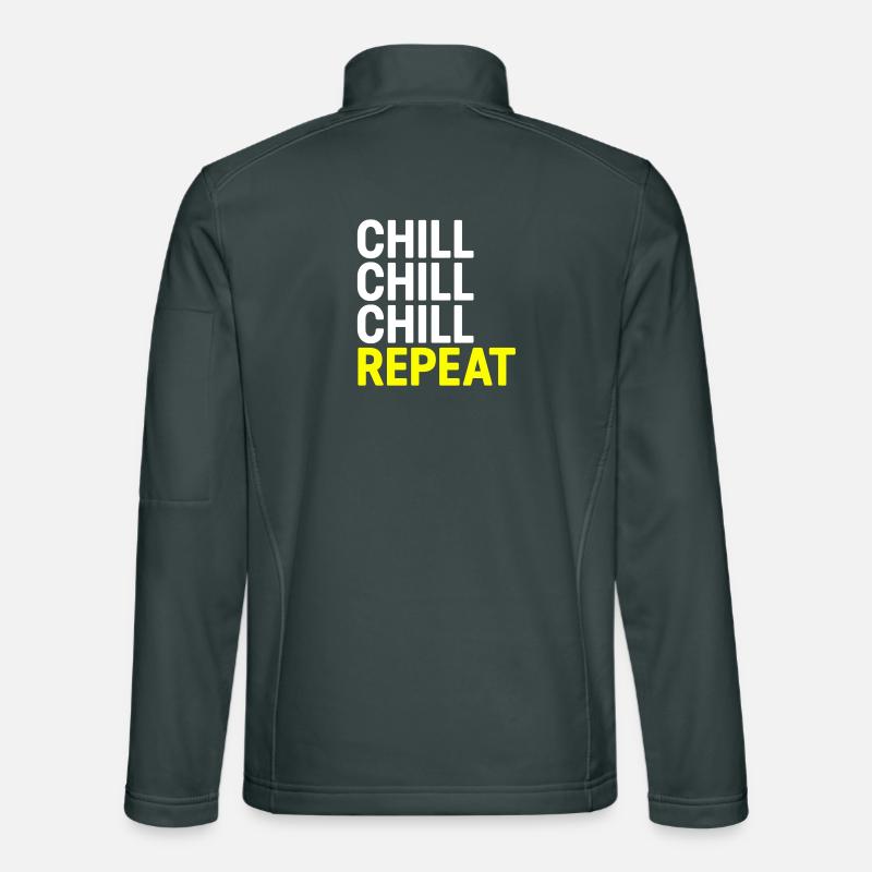 Chill Chill Chill Repeat Veste en tissu softshell Unisexe
