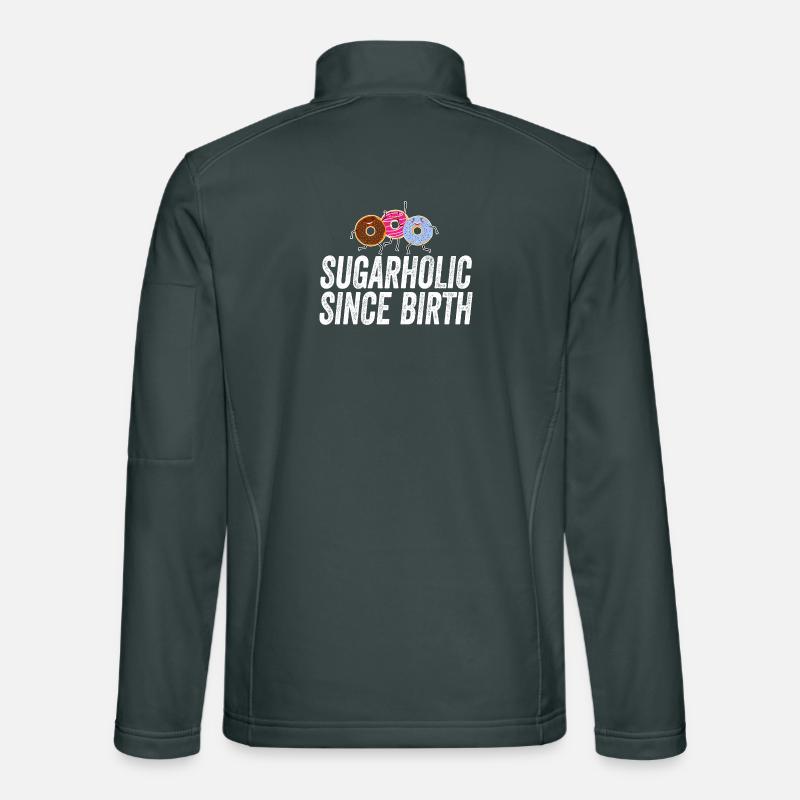 Sugarholic-Donuts seit Geburt Unisex Softshelljacke