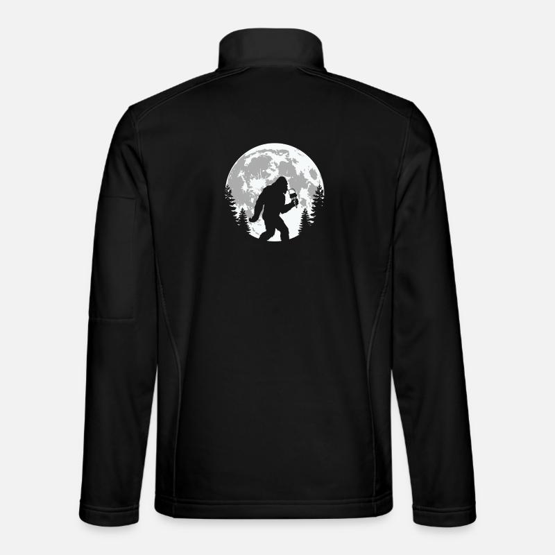 Bigfoot Eiscreme Mond - Unisex Softshelljacke - Schwarz