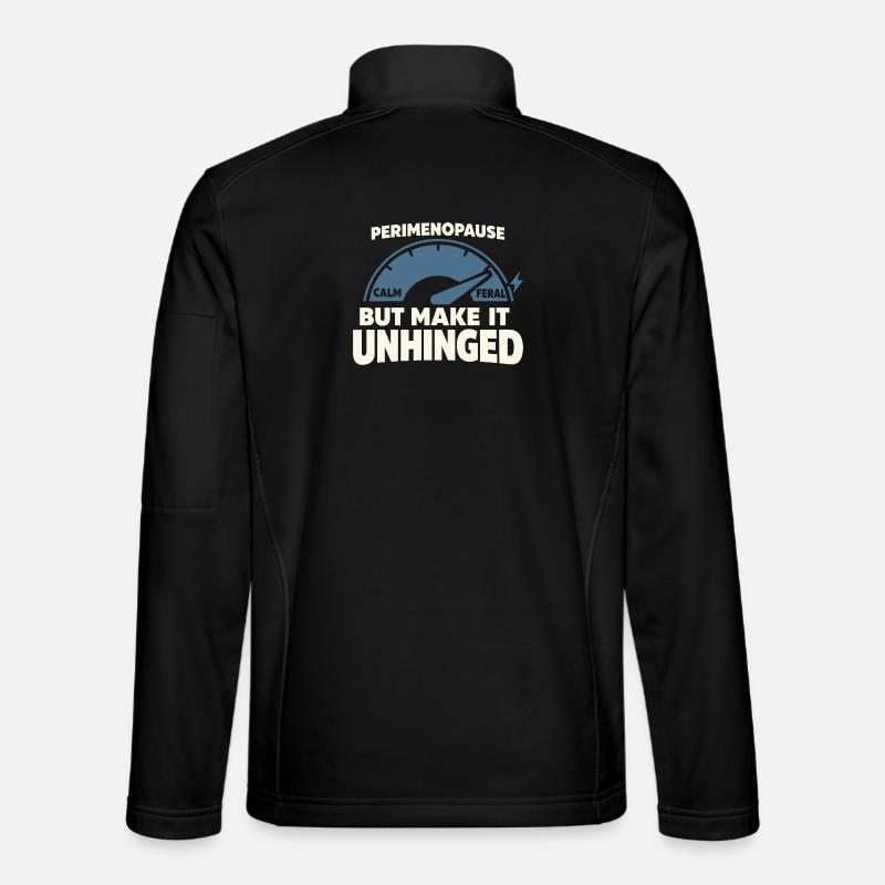 Perimenopause Humor Perimenopause - Unisex Softshelljacke - Schwarz