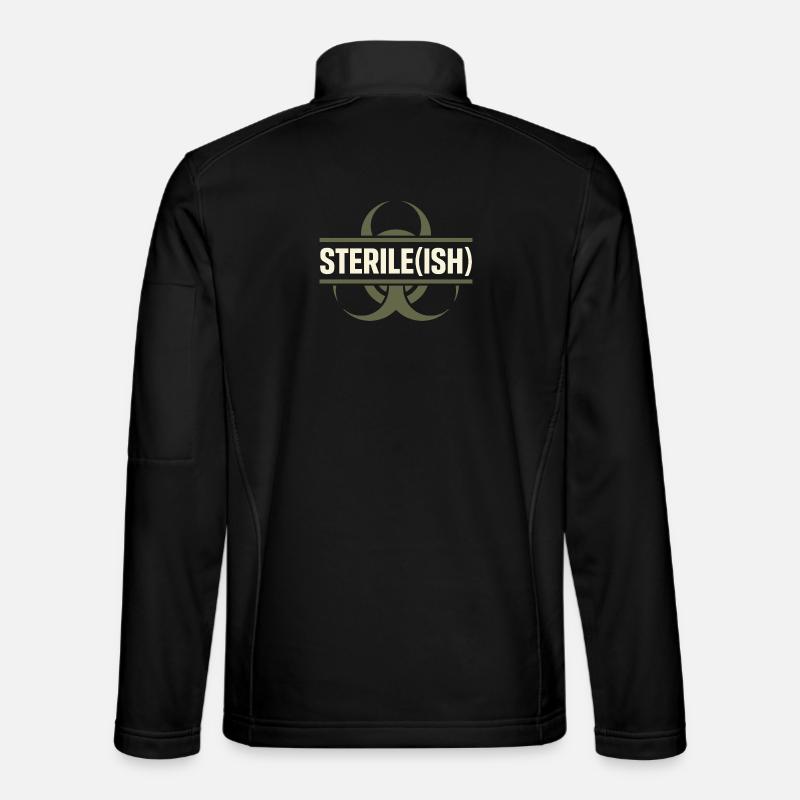 Mikrobiologie - Unisex Softshelljacke - Schwarz