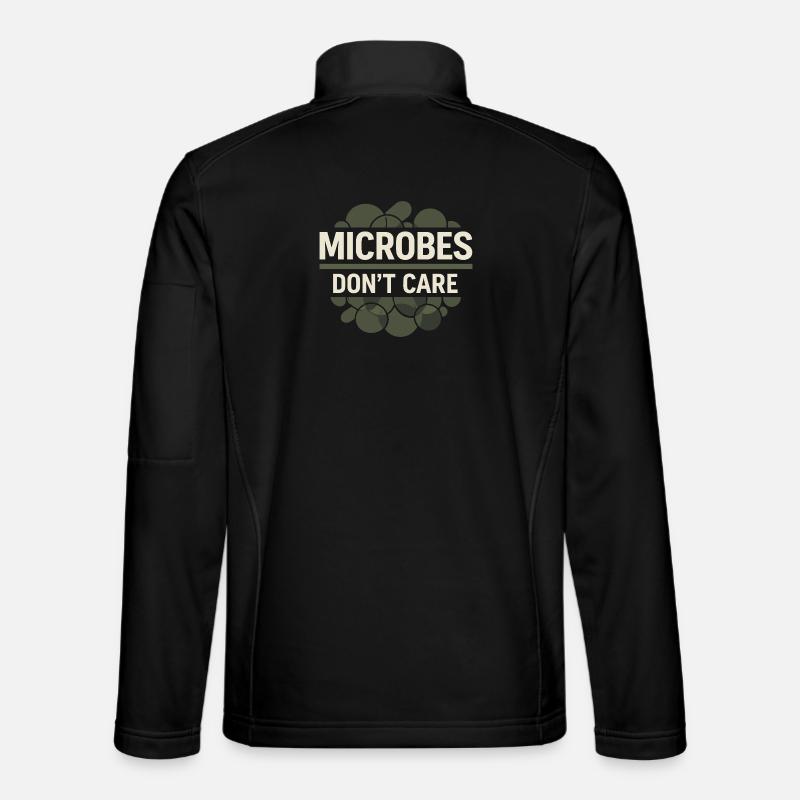 Mikrobiologie - Unisex Softshelljacke - Schwarz