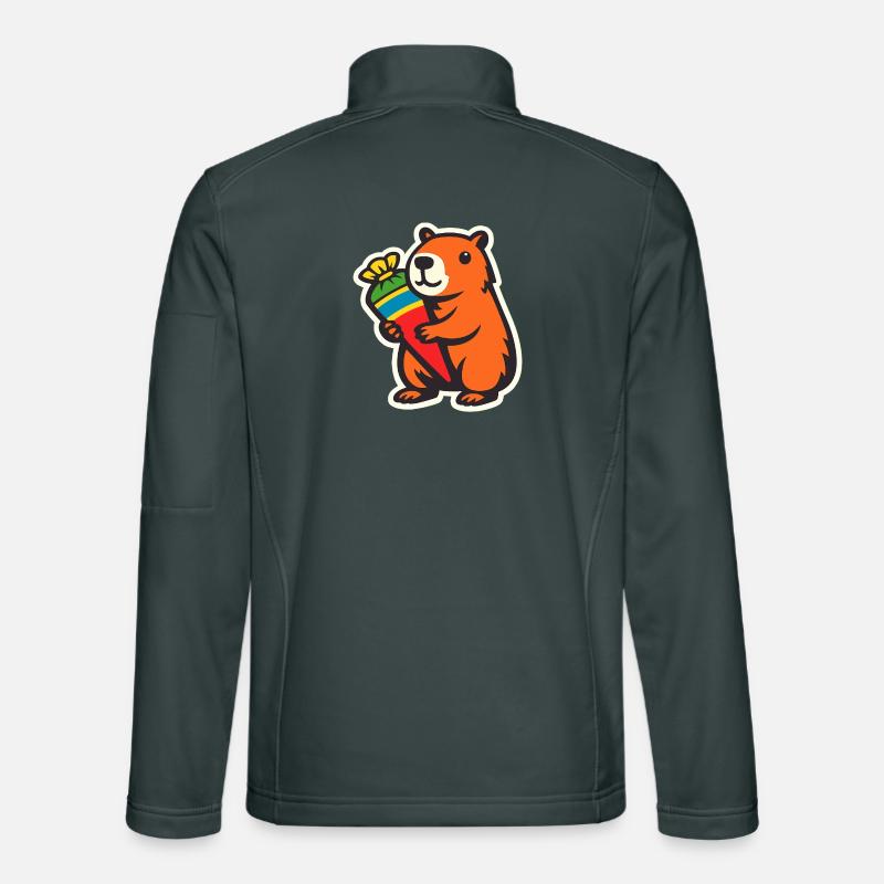 capybara einschulung Unisex Softshelljacke