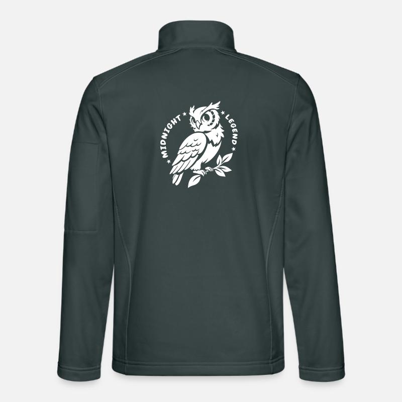 Midnight Legend Owl – Mystique & Mignon Veste en tissu softshell Unisexe
