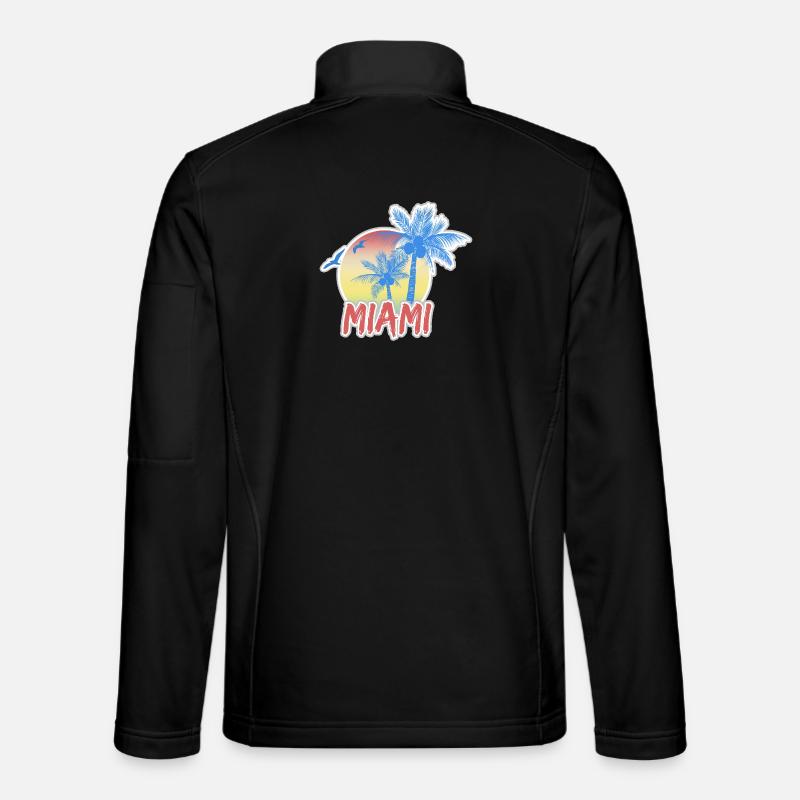 Strand Miami - Unisex Softshelljacke - Schwarz
