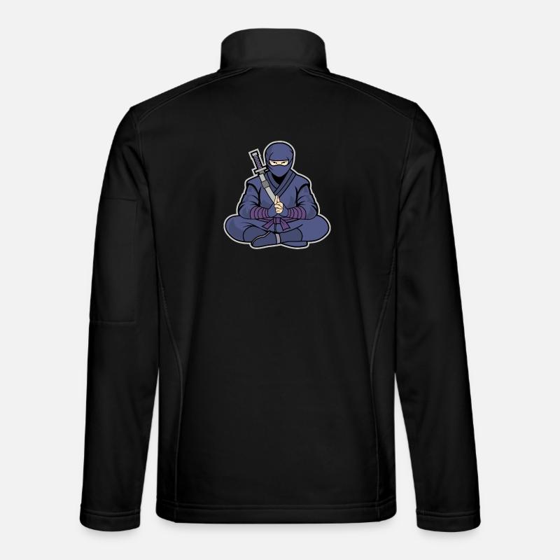 Ninja Zen – Martial Arts & Combat Sports - Unisex Softshell Jacket - black