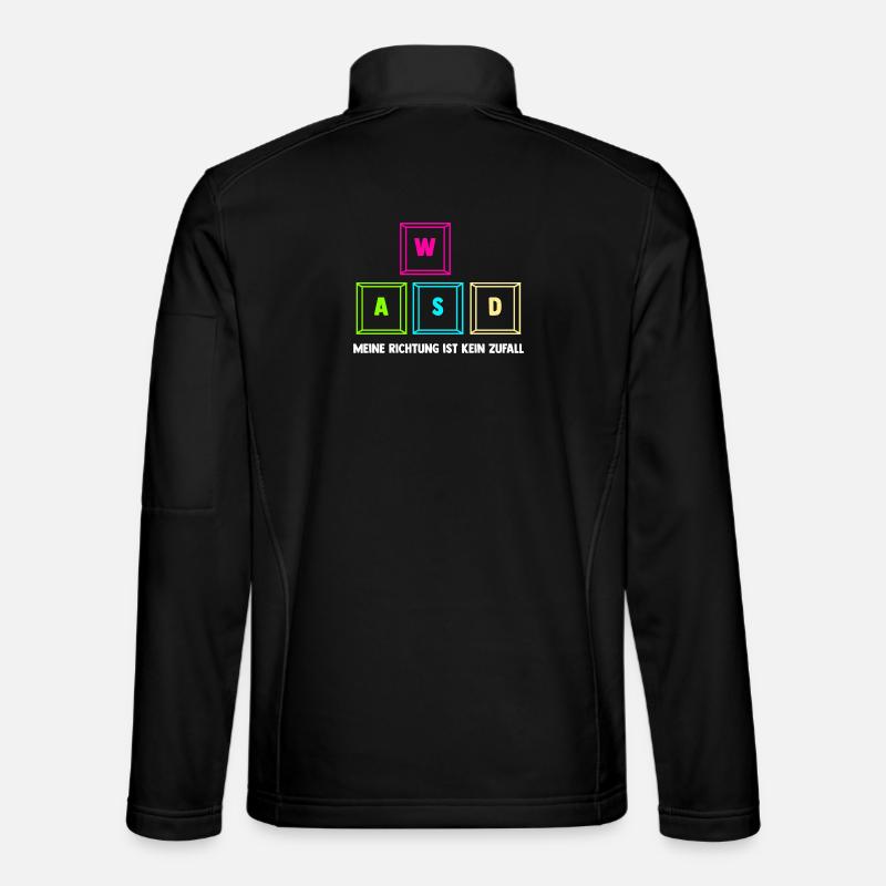 Zocken Computerspieler Zocker Gaming Gamer - Unisex Softshelljacke - Schwarz