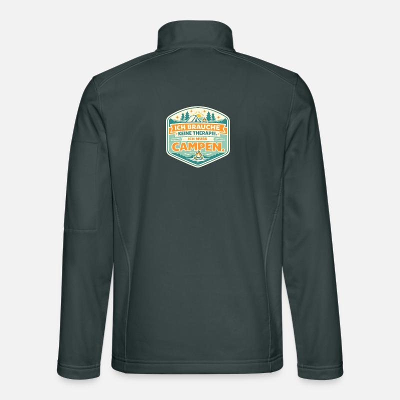 Camping humor: Goodbye therapy Unisex Softshell Jacket