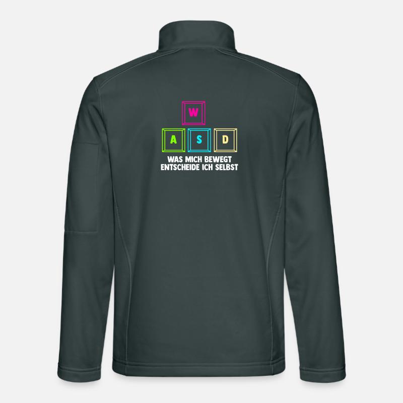 Zocken Computerspieler Zocker Gaming Gamer Unisex Softshelljacke