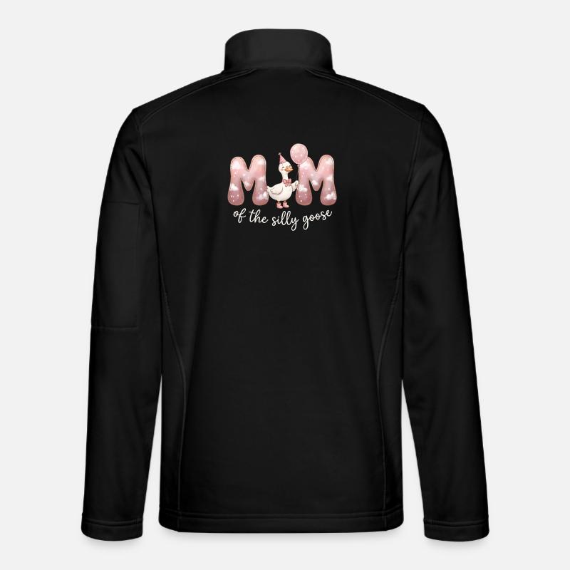 Mutter der Dummen Gans - Unisex Softshelljacke - Schwarz