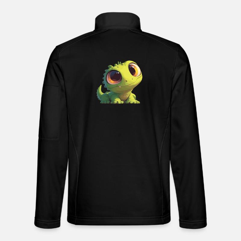 Eidechsen Eidechse - Unisex Softshelljacke - Schwarz