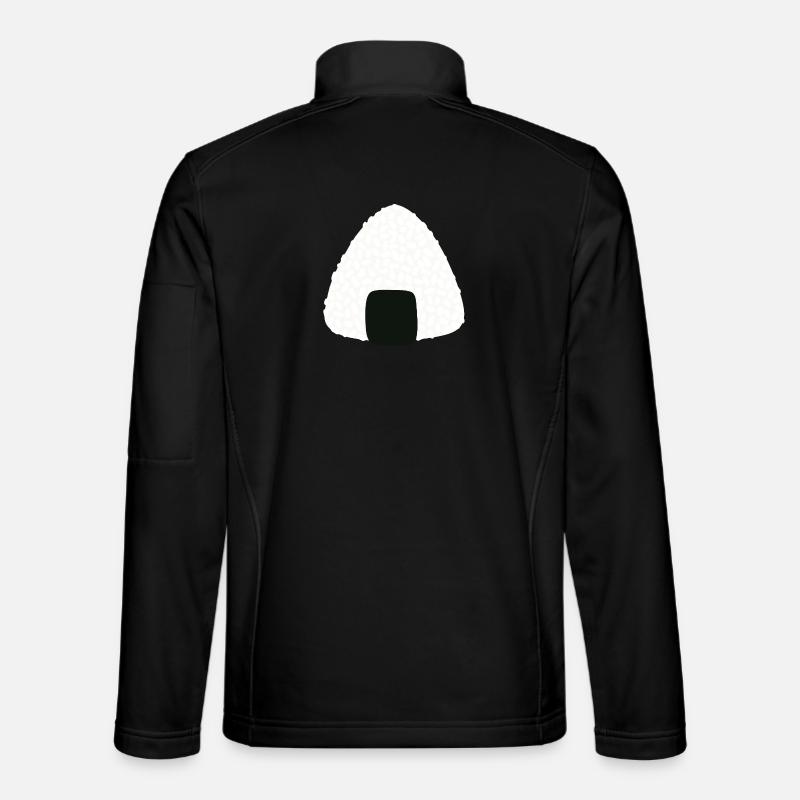 Onigiri sushi - Unisex Softshell Jacket - black