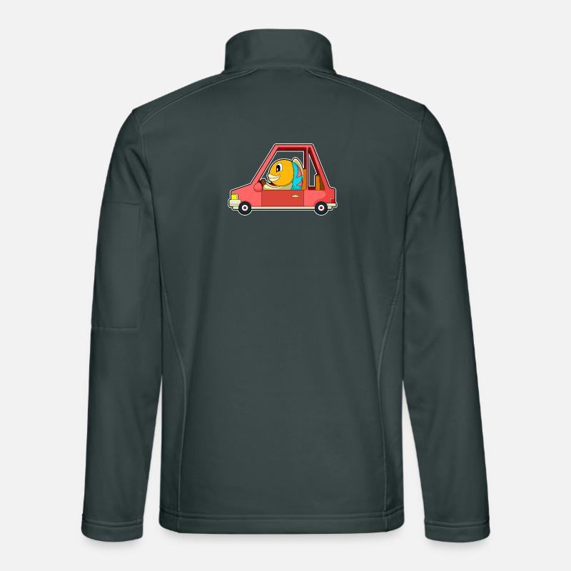 Voiture de pêche Veste en tissu softshell Unisexe